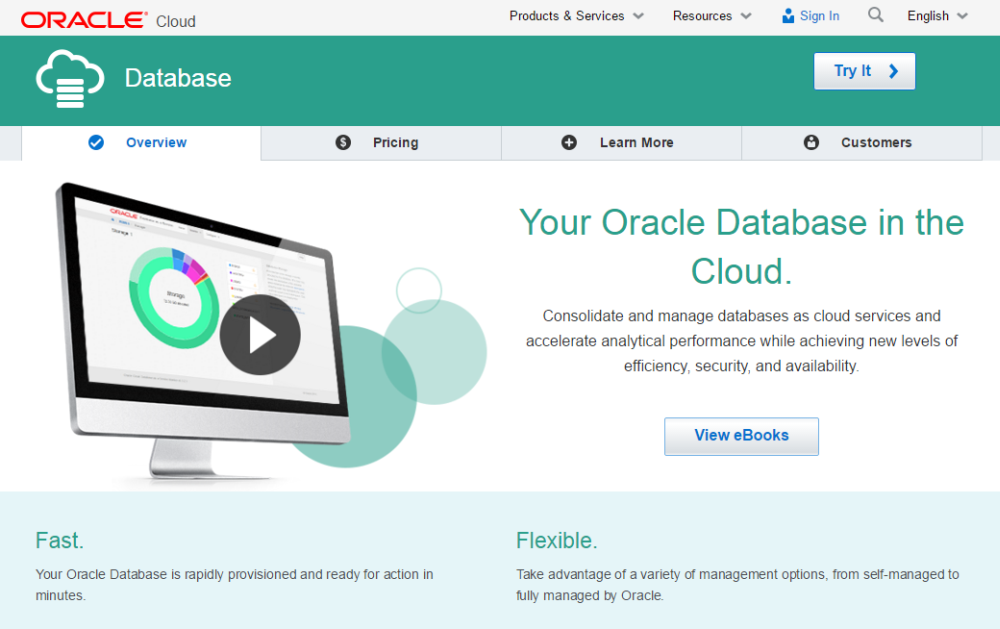 Oracle Cloud: Database as a Service