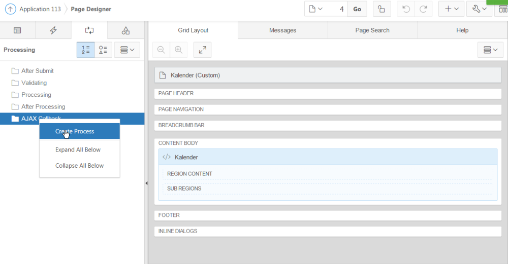 Neuen AJAX Callback erzeugen