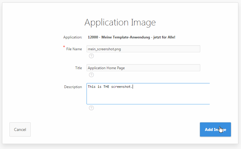 Packaged Application Image - Details