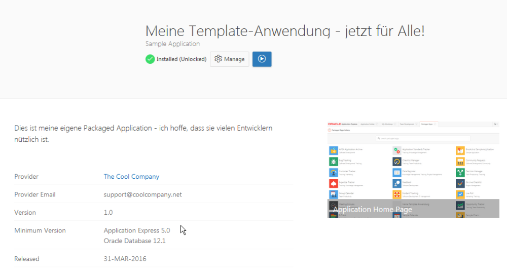Packaged Application Gallery: Nun mit mehr Details
