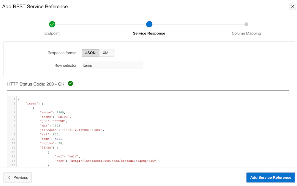 REST Client Assistant: Create a new REST Service Reference - 2