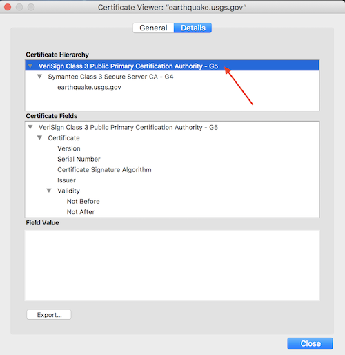 Look up SSL-related information in the browser - 4