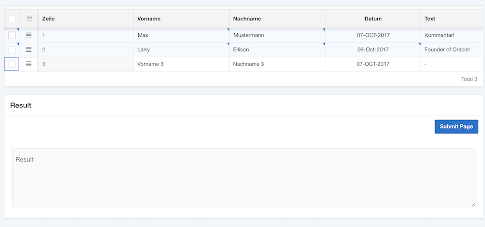 Interactive Grid: enter some data from scratch