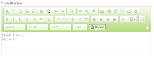 ... produces a simple line feed.