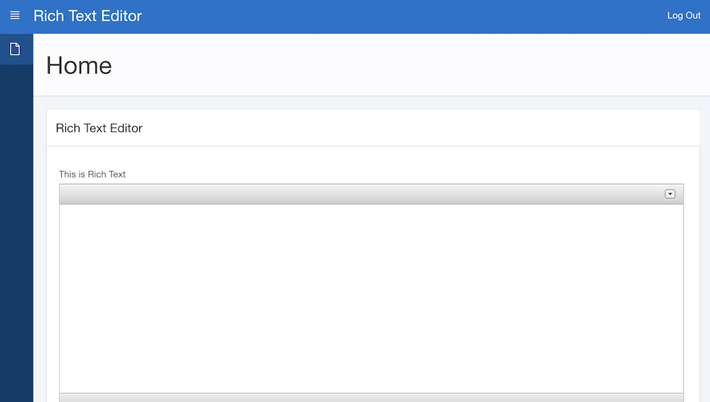 We have a responsive Rich Text editor - 1