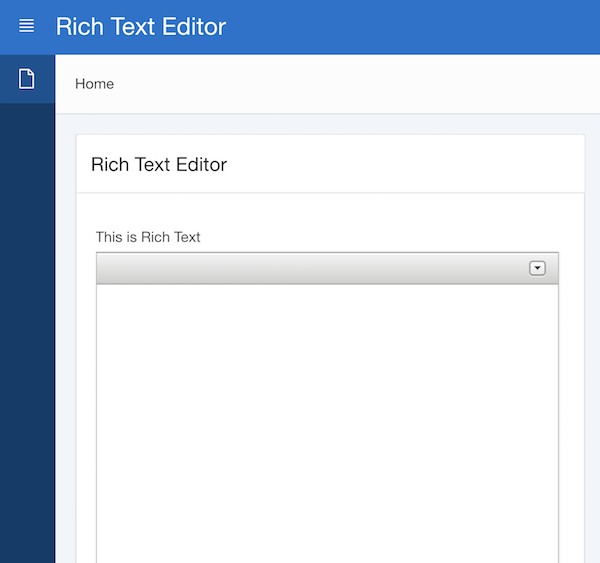 We have a responsive Rich Text editor - 2