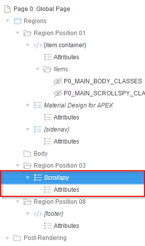Region Position